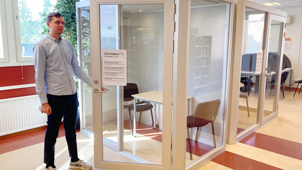 Fredrik Rönnberg, bibliotekschef i Boden.