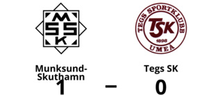 Oskar Hägg matchhjälte för Munksund-Skuthamn hemma mot Tegs SK