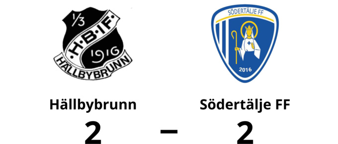 Oavgjort mellan Hällbybrunn och Södertälje FF
