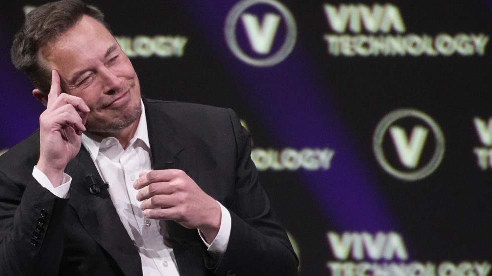 Elon Musk, ägare av X, som tidigare hette Twitter. Arkivbild.