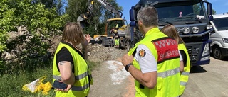 Stort dieselutsläpp – räddningstjänsten fick be om hjälp