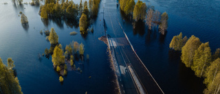 Norrland river floods as meltwater surges, causing chaos