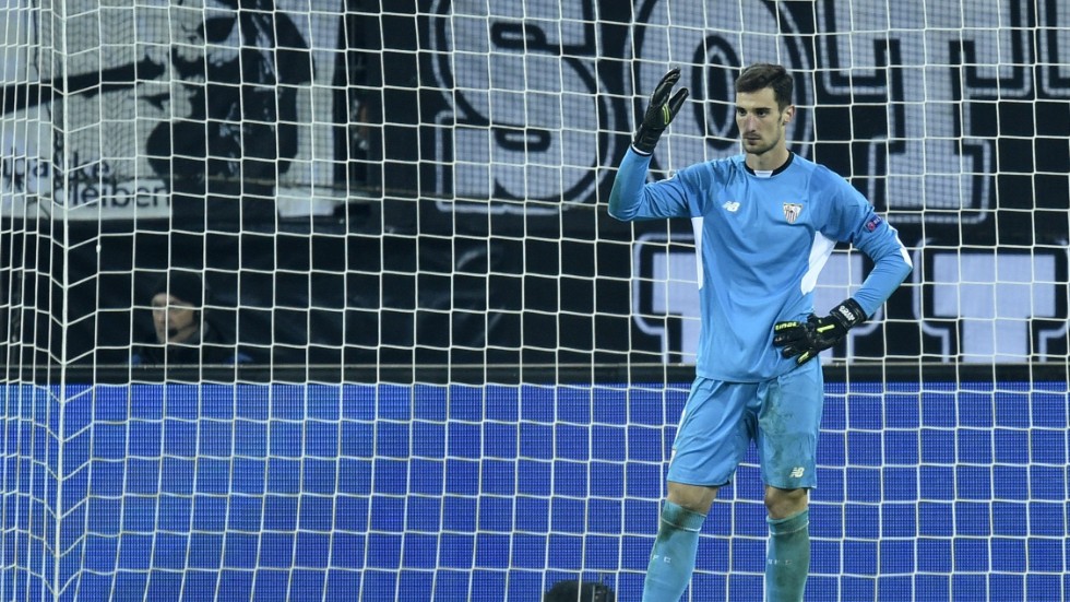 Sergio Rico känner igen sin familj. Arkivbild.