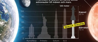 Jubel när världens största raket exploderade