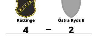 Kättinge vann mot Östra Ryds B på hemmaplan