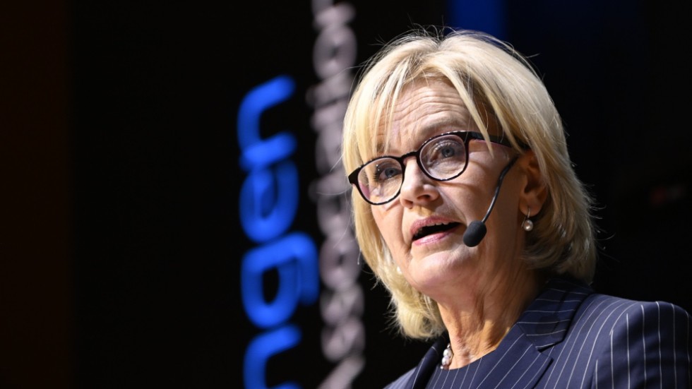 Storbanken Handelsbanken, med vd Carina Åkerström, rapporterar kvartalsrapport. Arkivbild.