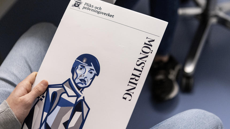Fler kallas till mönstring och färre uteblir ungdomar uteblir, enligt Plikt- och prövningsverket. Arkivbild.