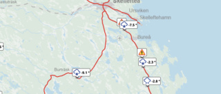 Big Skellefteå snowfall causing havoc on busy E4