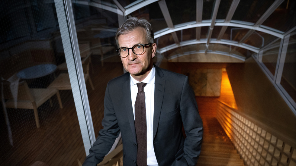 Riksbankschef Erik Thedéen väntas efter fjolårets fem räntesänkningar leverera åtminstone en sänkning till av styrräntan i januari eller mars. Arkivbild