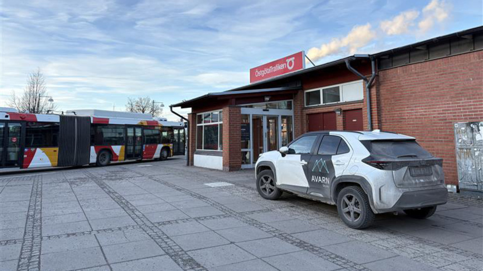Både väktare och polis ryckte ut till Linköpings resecentrum på söndagseftermiddagen.