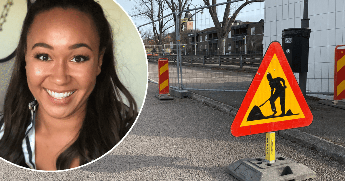 Här installeras nya laddstolpar