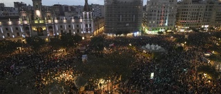 Över 100 000 protesterar i Valencia