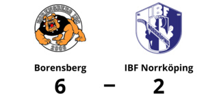 Borensberg vann mot IBF Norrköping