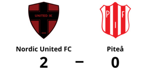 Piteå föll med 0-2 mot Nordic United FC