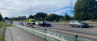 Bilister kolliderade på Riksbron