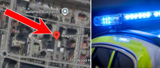 Polisen efterlyser tips efter händelse i centrala Skellefteå