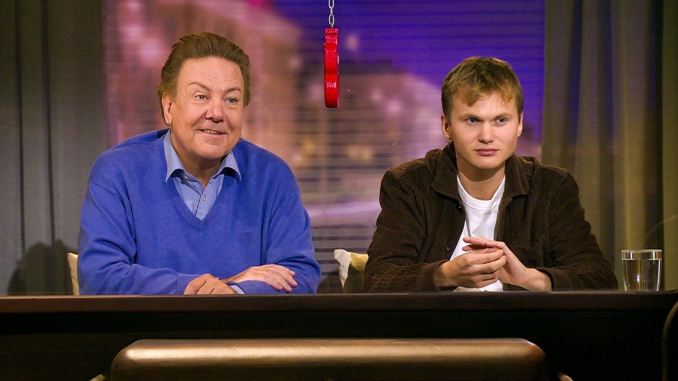 Christoffer Nyqvist (till höger) och Anders Eldeman är aktuella i På Spåret.