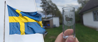 Glas med Gotlands bagge synas av statsheraldikern