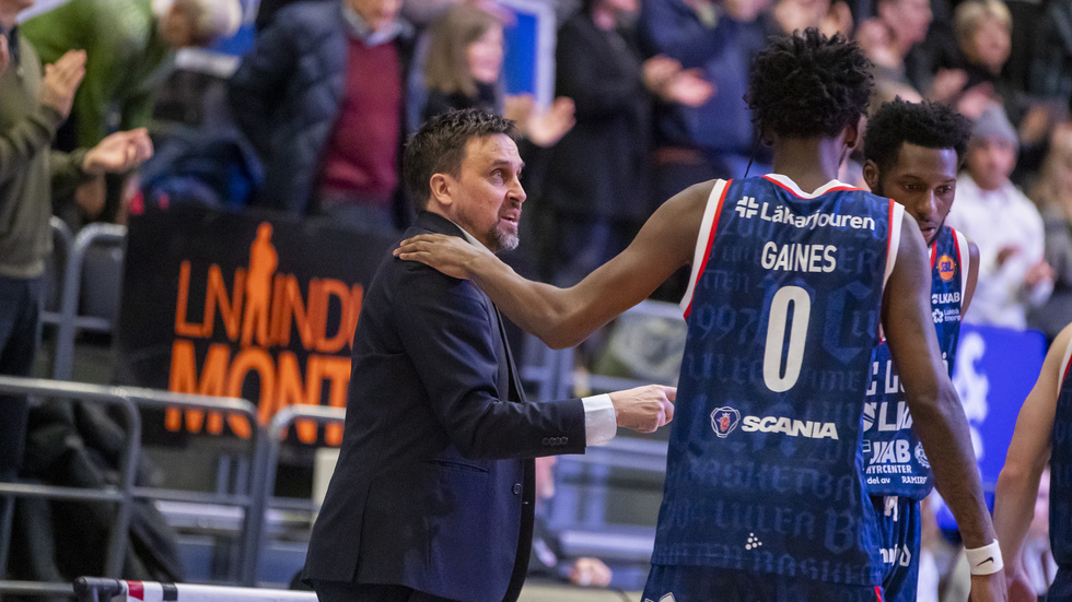 Cupfinal. BC Luleå- Norrköping. Håkan Larsson