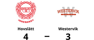 Westervik förlorade efter förlängning mot Hovslätt