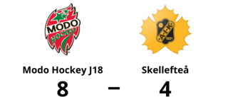 Modo Hockey J18 segrare hemma mot Skellefteå