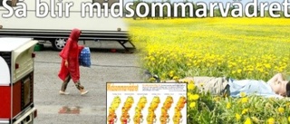 Så blir midsommarvädret