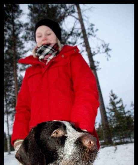 HJÄLTARNA. Marie Hellman använde hanhunden Jazz nos för att hitta Topsy.