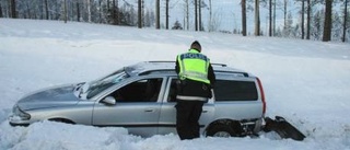 Snön blev räddningen vid E4-olycka