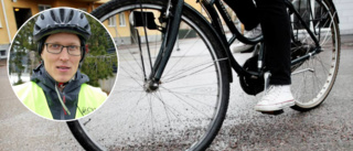 Cykla säkert i halkan – det här ska du tänka på