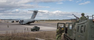 Ett av världens största flygplan landade i Luleå