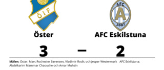 Abdelkarim Mammar Chaouche och Amar Muhsin målskyttar när AFC Eskilstuna föll