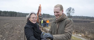 Grävstart för fiber på landsbygden