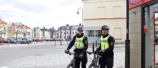 Cyklande poliser nytt inslag på Strängnäs gator