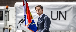 Rutte ber Srebrenicas FN-soldater om ursäkt