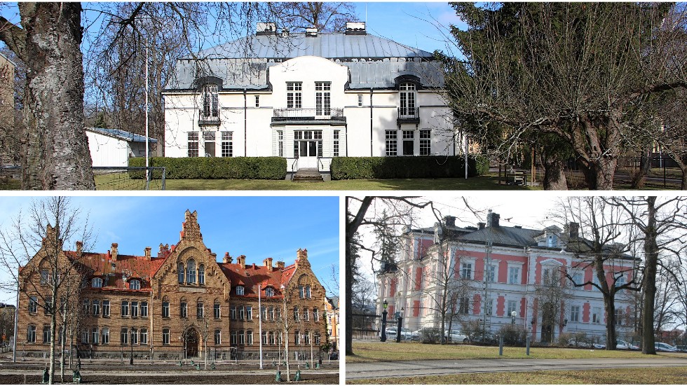 Strömvillan, Malmska skolan och Lennings. Tre ikoniska Norrköpingsfastigheter som kan bli ditt.