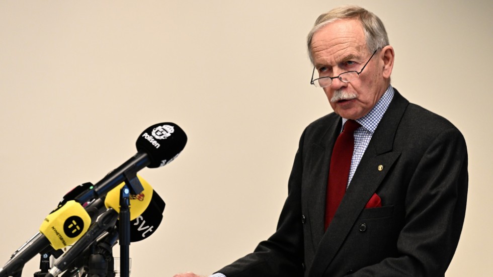 Utredaren Runar Viksten i samband med att utredningen om misstänkt jäv presenterades. Arkivbild.