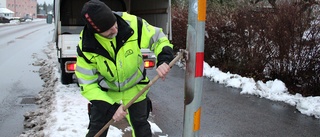 Ett 20-tal lyktstolpar fick saneras från klotter • "Det är aldrig någon nytta med skadegörelse"