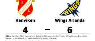 Wings Arlanda vann - efter Dennis Von Waldens hattrick