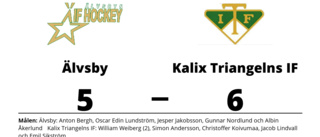 Förlust för Älvsby hemma mot Kalix Triangelns IF