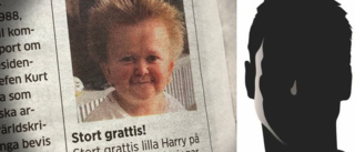 Rysk influencer kuppades in i grattisannons som Harry, 8 år