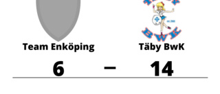 Bottennapp för Team Enköping hemma mot Täby BwK