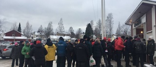 Långa köer vid LF Arena