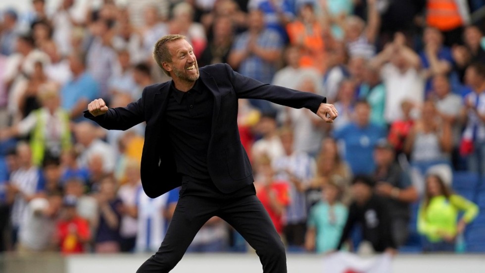 Graham Potter jagas av Chelsea. Arkivbild.