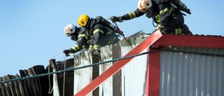 Brand på Backens industriområde