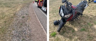 Motorcyklist körde av vägen – döms för grovt rattfylleri