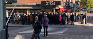 Konkurskö utanför Karinas viltbutik