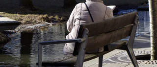 Positivt med bänkar vid Salnecke park 