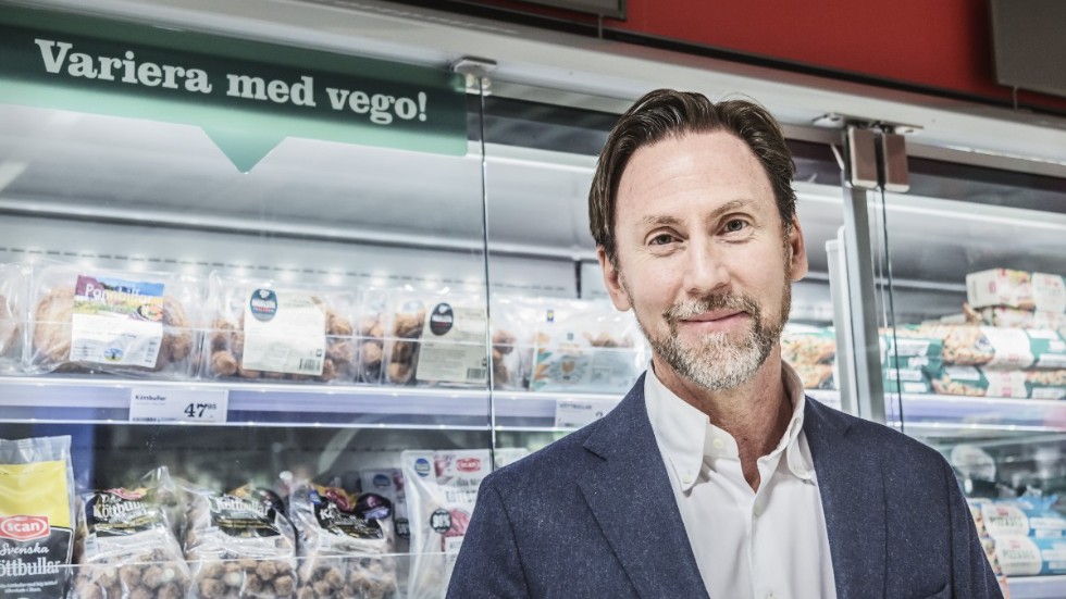 Axfood, med vd Klas Balkow, har presenterat delårssiffror. Arkivbild.