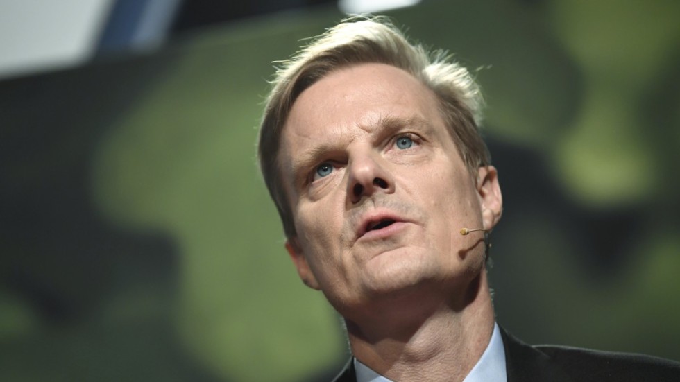 Swedbank, med vd Jens Henriksson, redovisar kvartalsrapport. Arkivbild.