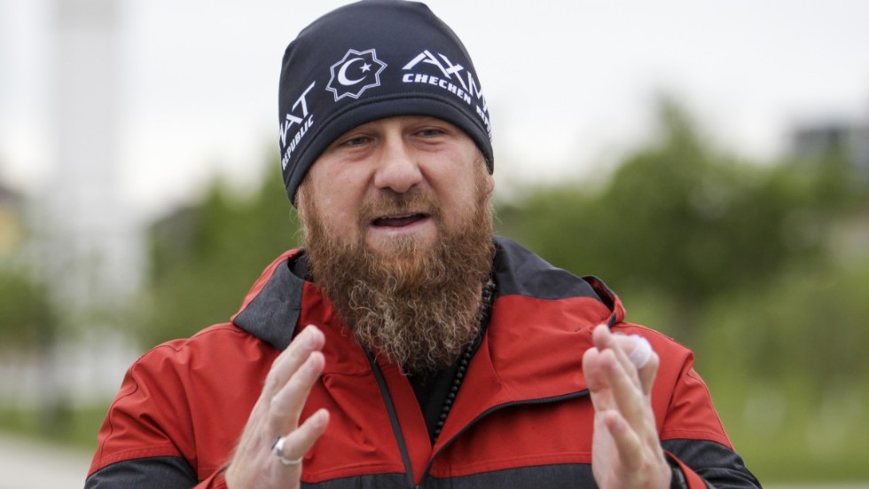 Tjetjeniens ledare Ramzan Kadyrov. Arkivbild.